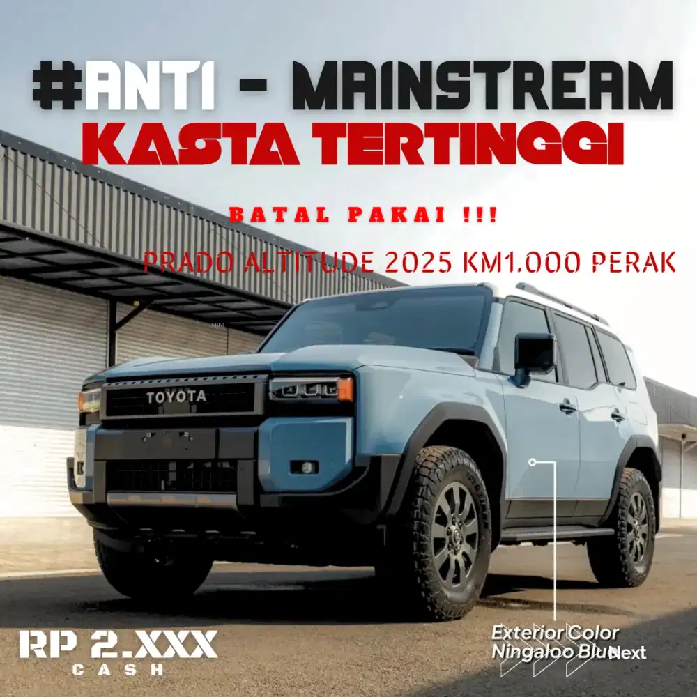 TOYOTA PRADO 3.3 SOLAR MILD HYBRID 2025