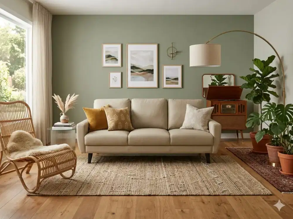 Sofa kulit 3 seater garson