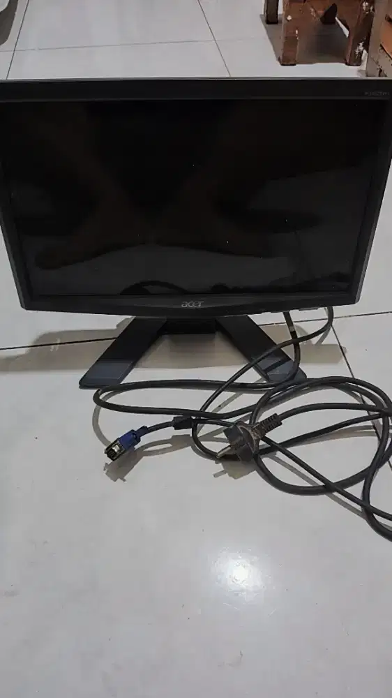 Monitor Acer & Printer HP