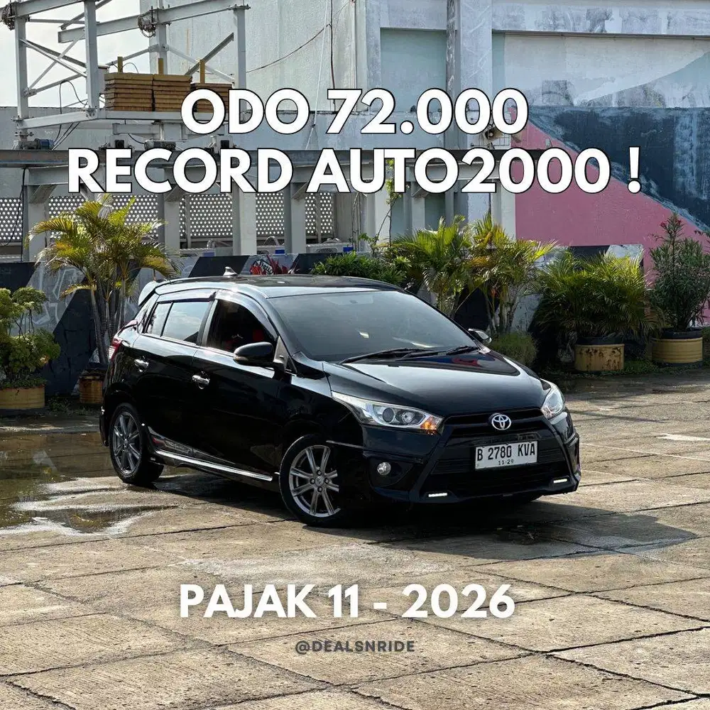 KM 72.000 ANTIKK !! PAJAK 11/2026 TOYOTA YARIS S TRD 2015 ANTIKK MULUS