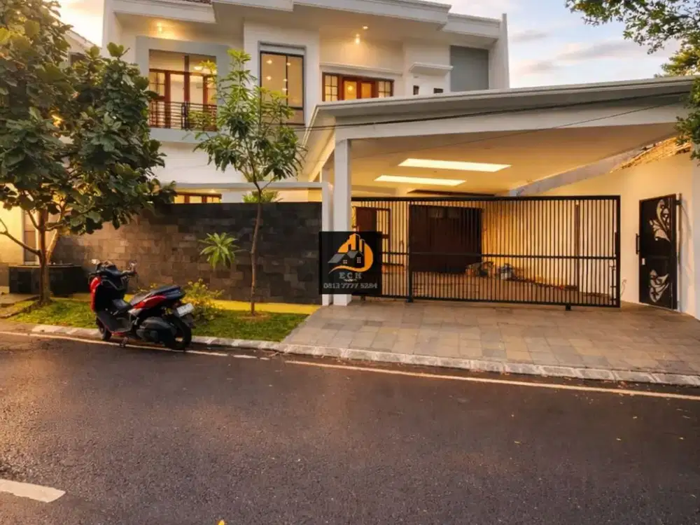 D37.RUMAH BARU MEWAH SWIMMING POOL DI KOMPLEK ELITE DUREN SAWIT JAKARTA TIMUR