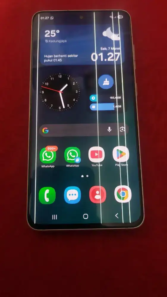 Samsung Galaxy S21 FE Minus LDC Garis