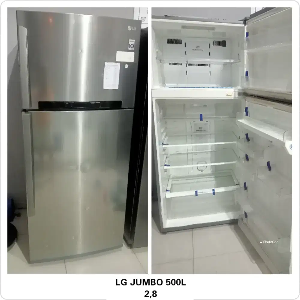 Kulkas 2 pintu Jumbo 500L LG