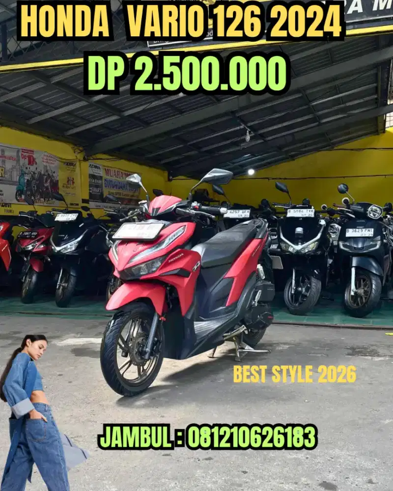 HONDA VARIO 125 ISS 2024 SIAP PAKAI