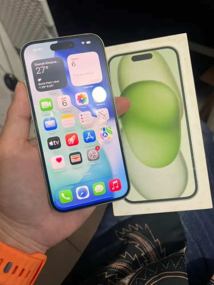 Iphone 15 256 istimewah fullset mulus sudah resmi bea cukai ada surat