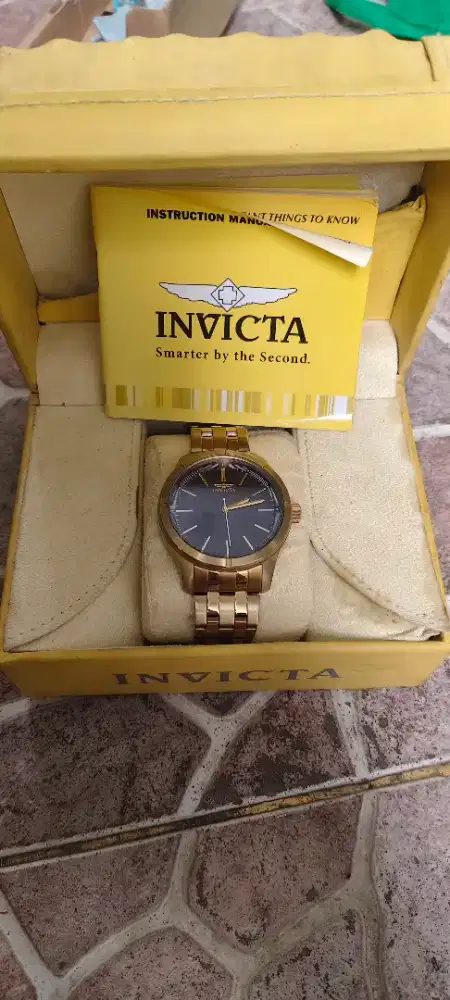 Jam Tangan original invicta fullset jarang pakai