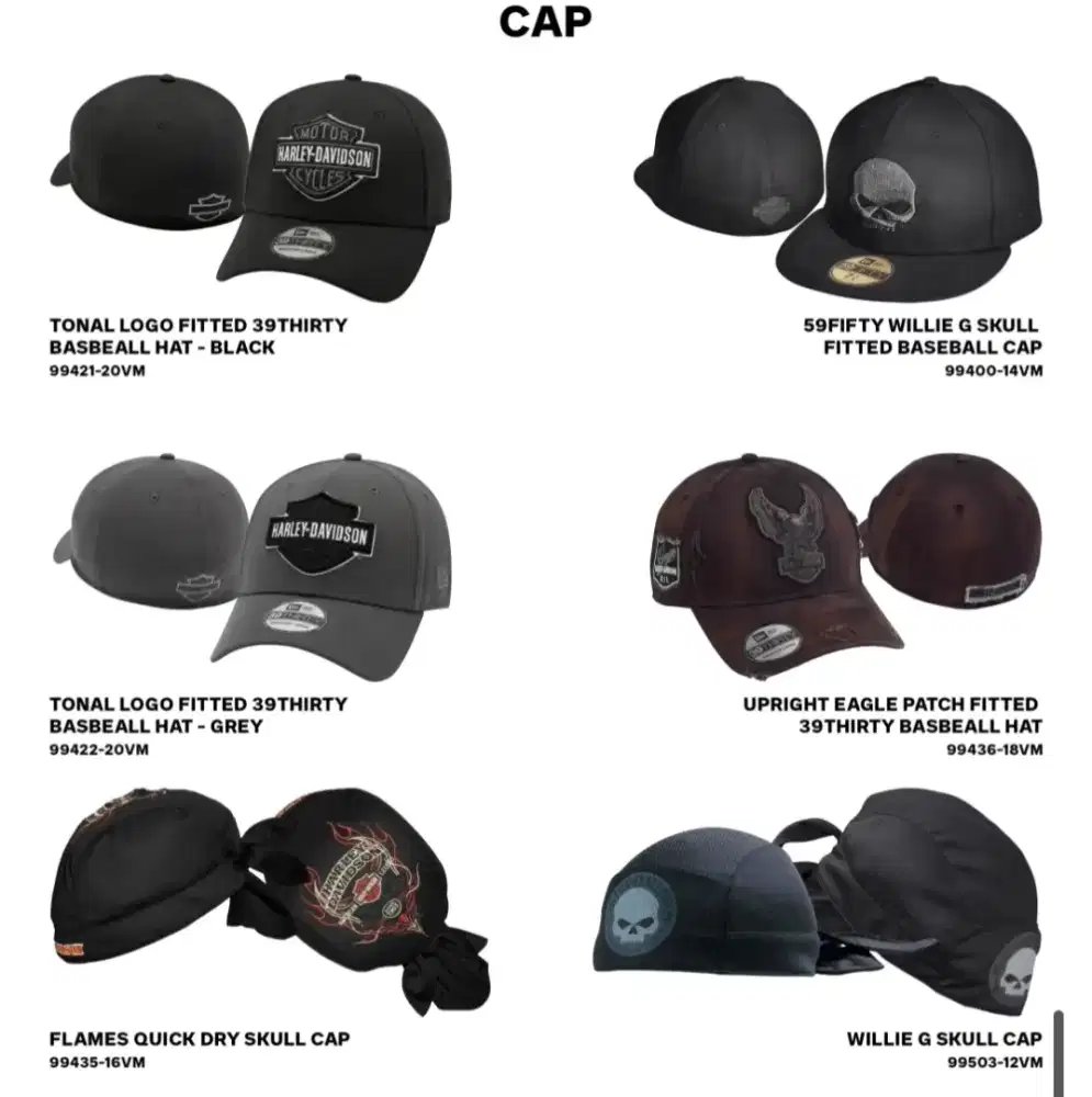 Jual merch Harley-Davidson