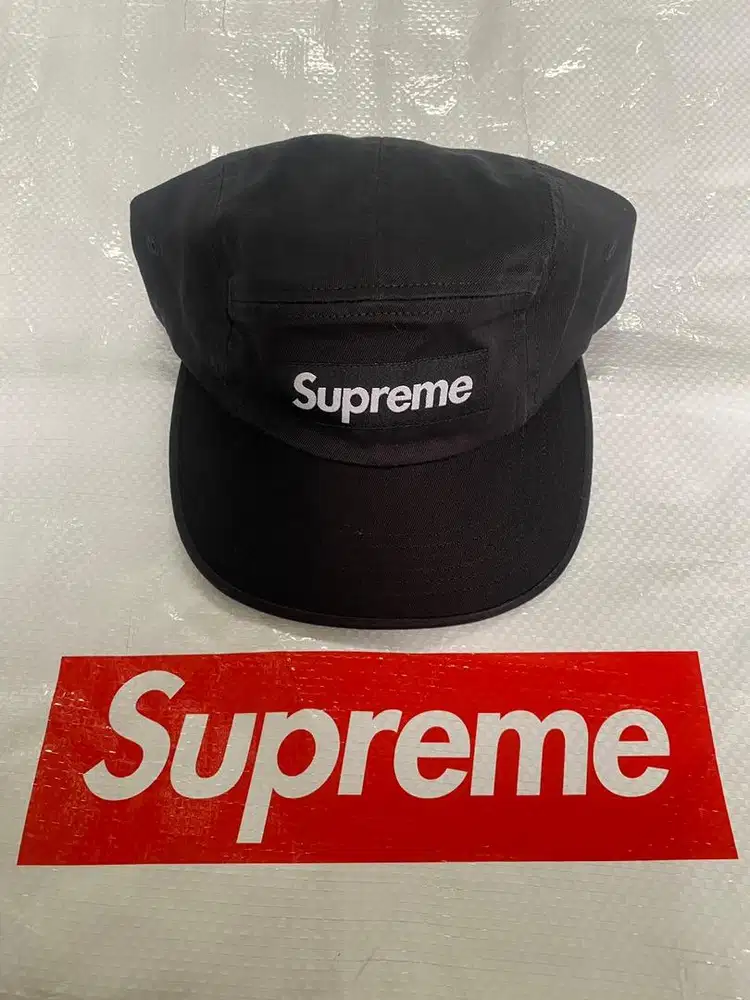 Supreme Washed Chino Twill Camp Cap