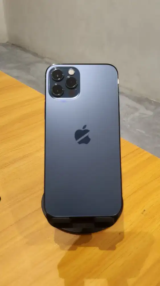 Iphone 12 Pro 128 Blue Ex Ibox Mulus Fulset Normal Full Original
