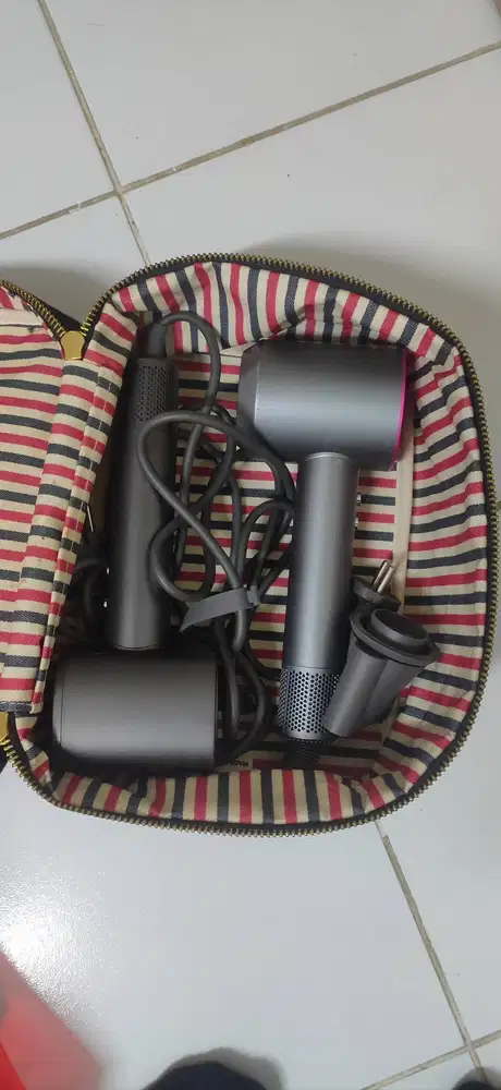 Hair Dryer Ionic Dyson Style + Bowei 2 Unit Normal Angin Kencang