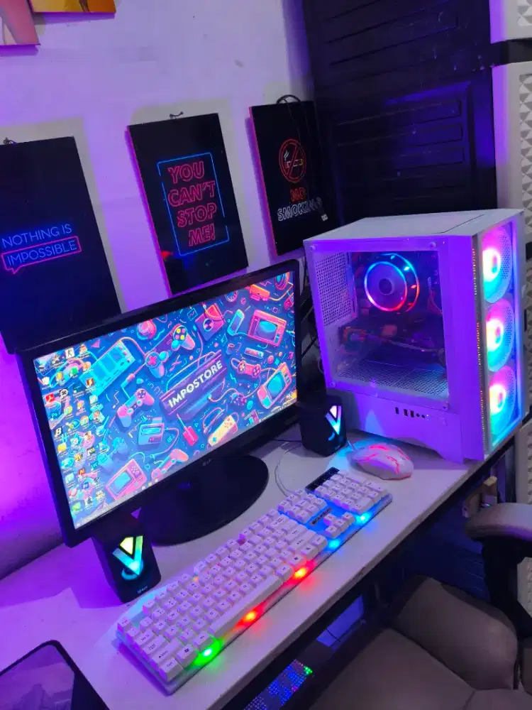 PC GAMING RYZEN 9 - VGA RX 580 - 16GB RAM DDR4 - SSD 256GB - HDD 500GB