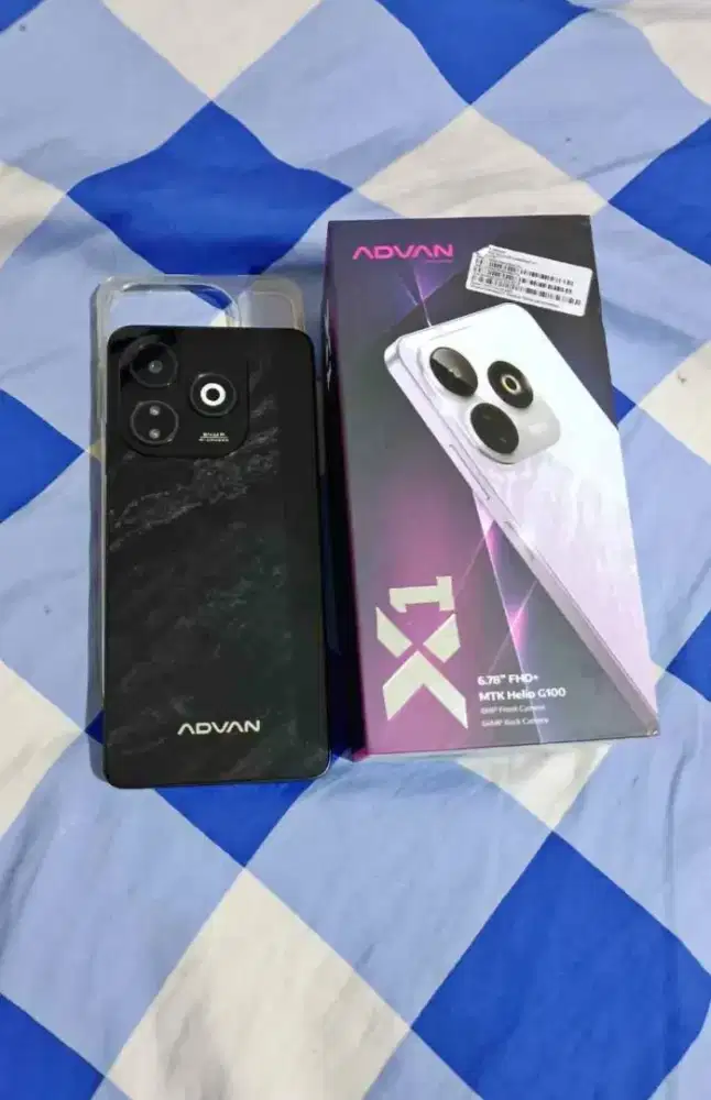 Advan X1 2025 - 8/128 fullset NFC helio g100 Kamera sensor Sony imx768