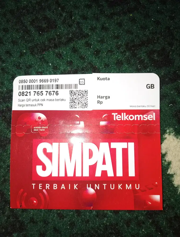 Nomor cantik simpati 11 angka seri puluhan