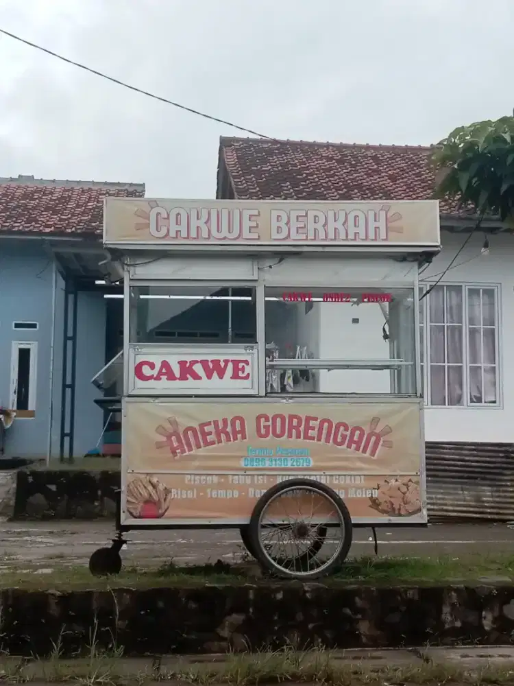 GEROBAK ALUMUNIUM & PERLENGKAPAN JUALAN