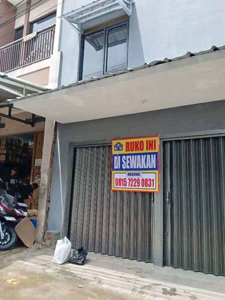 Disewakan ruko per tahun di jalan raya Cimindi