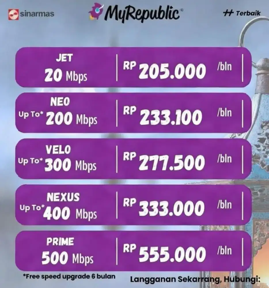 Pekayon jakarta Promo pemasangan internet myrepublic