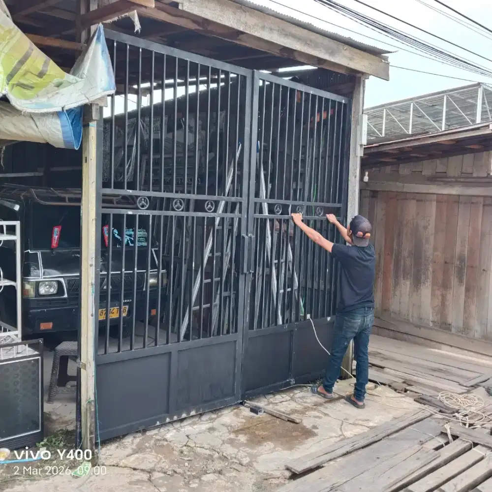 bengkel las: menerima pesanan pagar kanopi tralis jendela