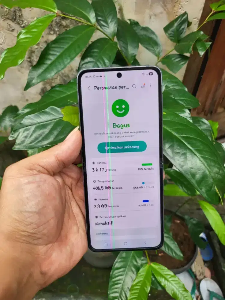 Samsung Z Flip4 flip 4 Ram 8/512Gb minus garis kesing mulus