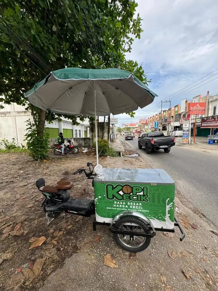 Coffee Bike / Sepeda Listrik Usaha Kopi Keliling