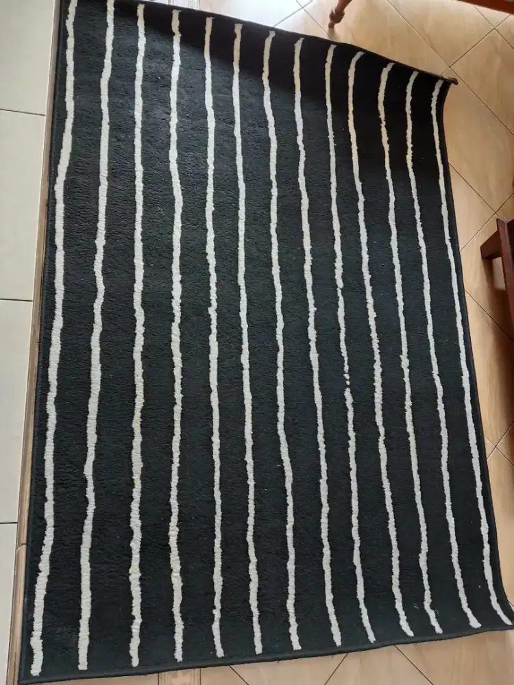 Karpet hitam IKEA original