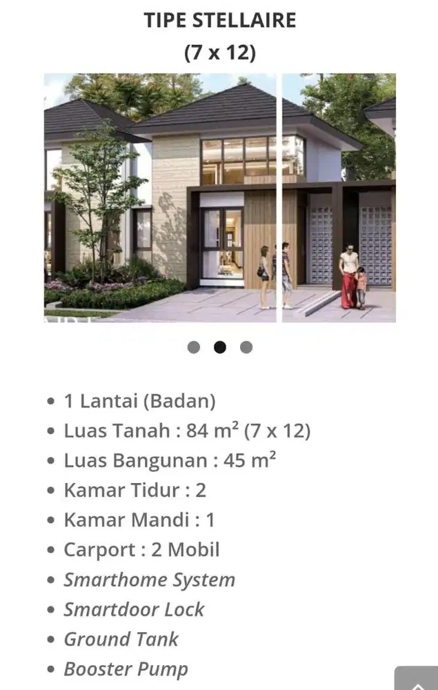 DISEWAKAN RUMAH BARU ST