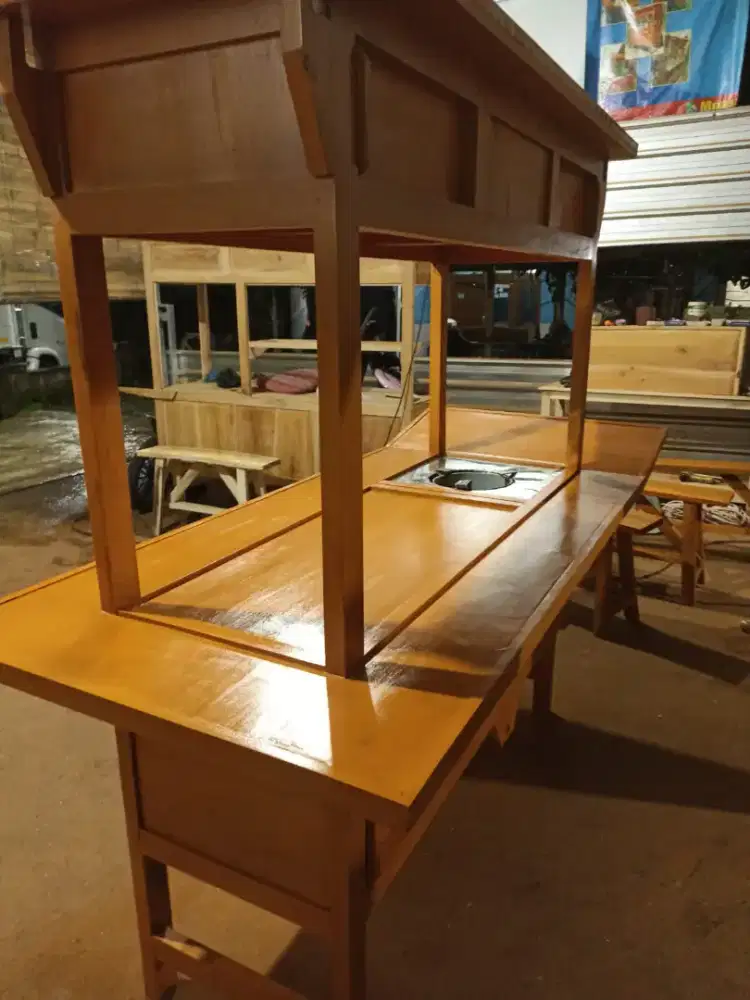 Jual gerobak angkringan dll