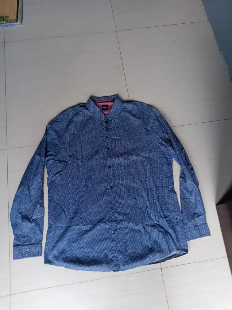 Kemeja panjang bahan cotton adem