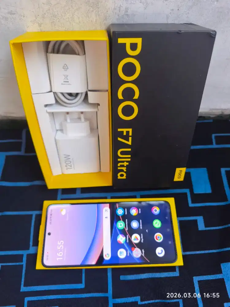 Poco F7;Ultra 12/256 Fullset ori segel mulus Spec Ultra garansi On