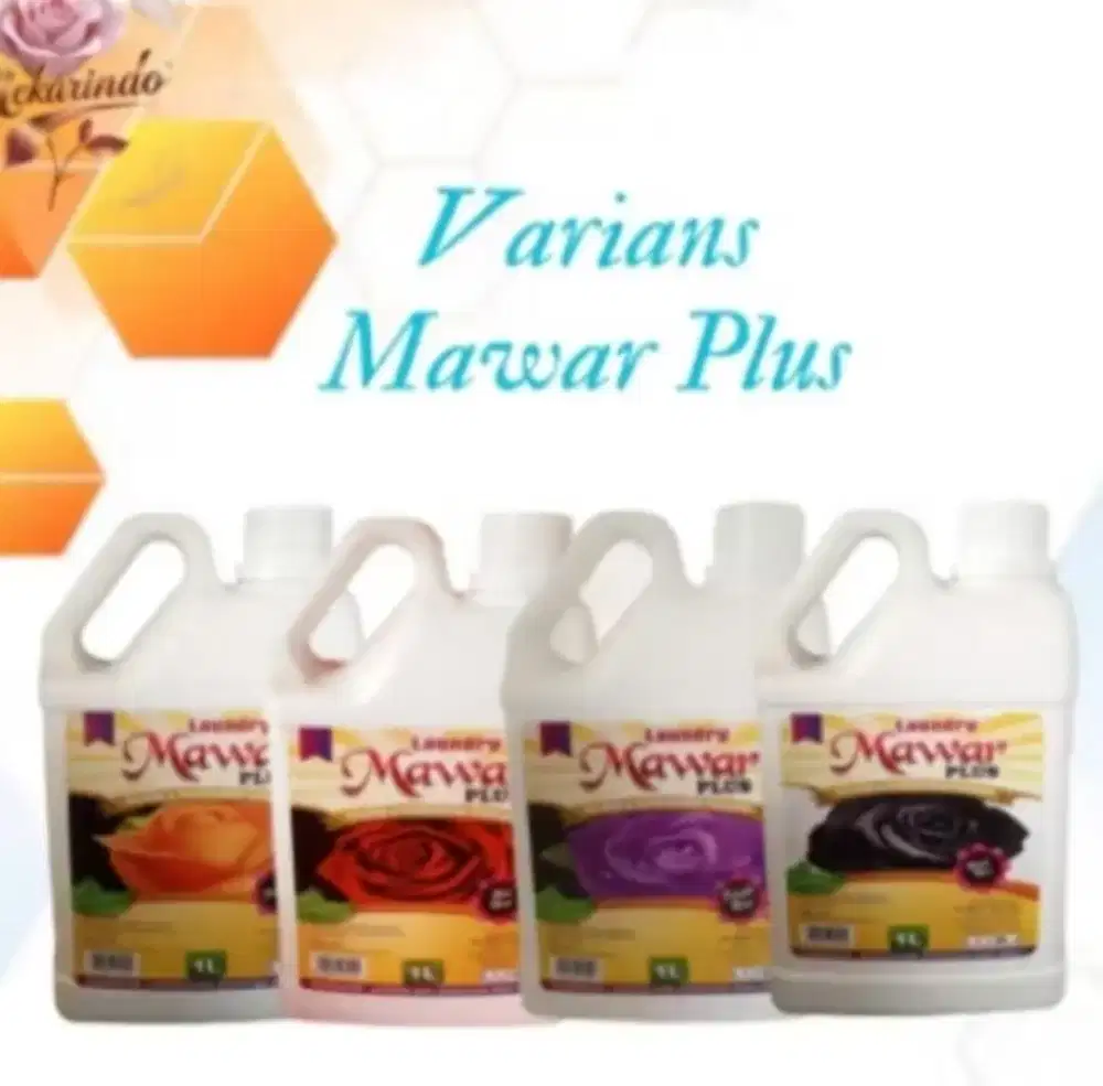 Mawar plus pewangi laundry setrika grade aaa+ 1 liter kemasan refiil