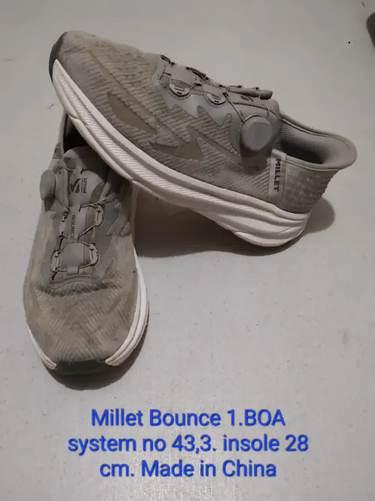 Sepatu import merk millet