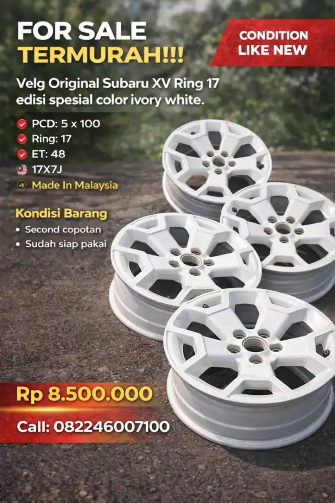 Di jual velg bekas subaru