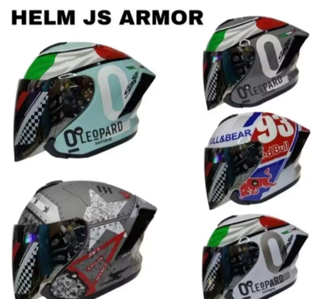 Helm paket ganteng js armor original