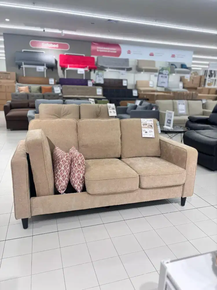 SOFA 3 SEATER DAN PENYIMPANAN