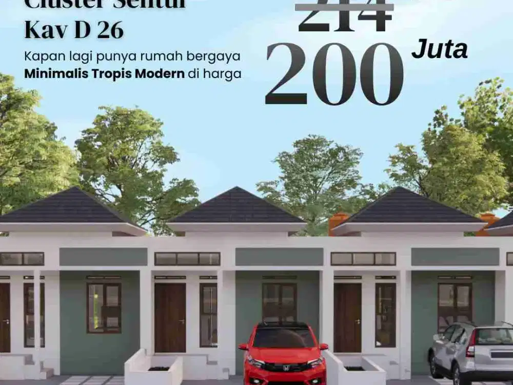 Rumah DP Receh Bandung Timur, Cileunyi