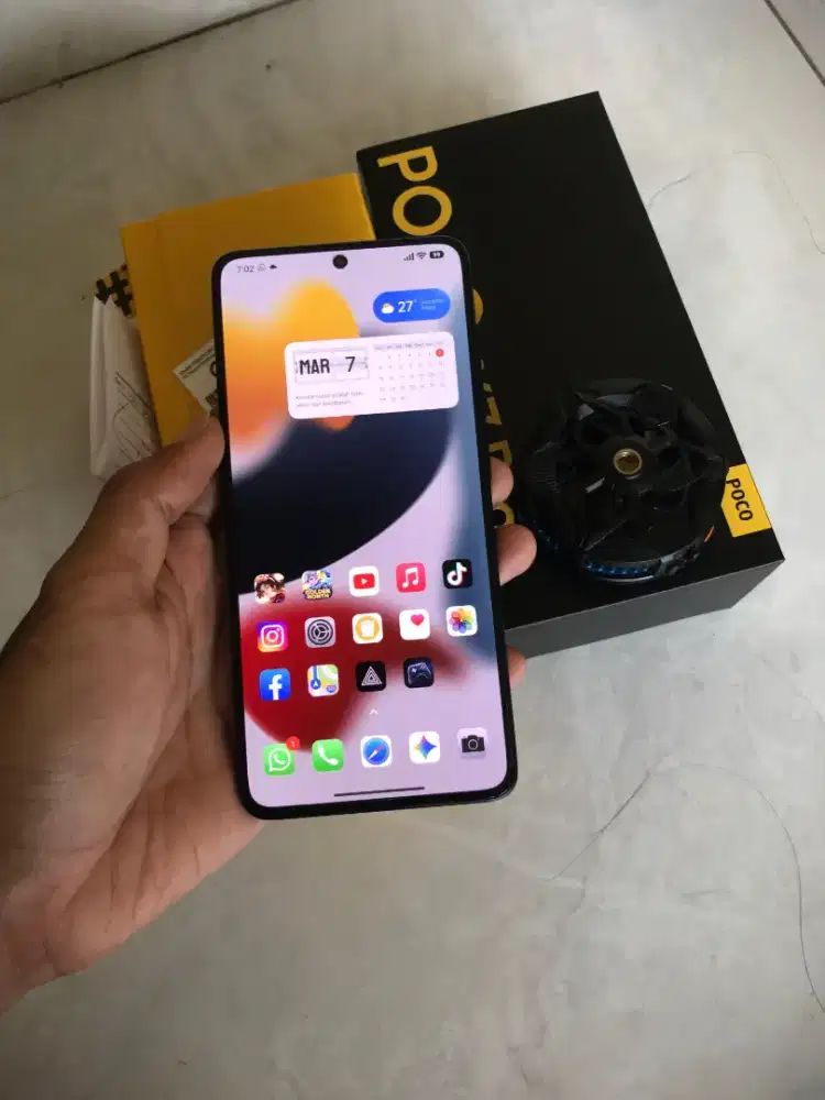 Poco X7 Pro 12/512GB Baru 1 bulanan Free kipas
