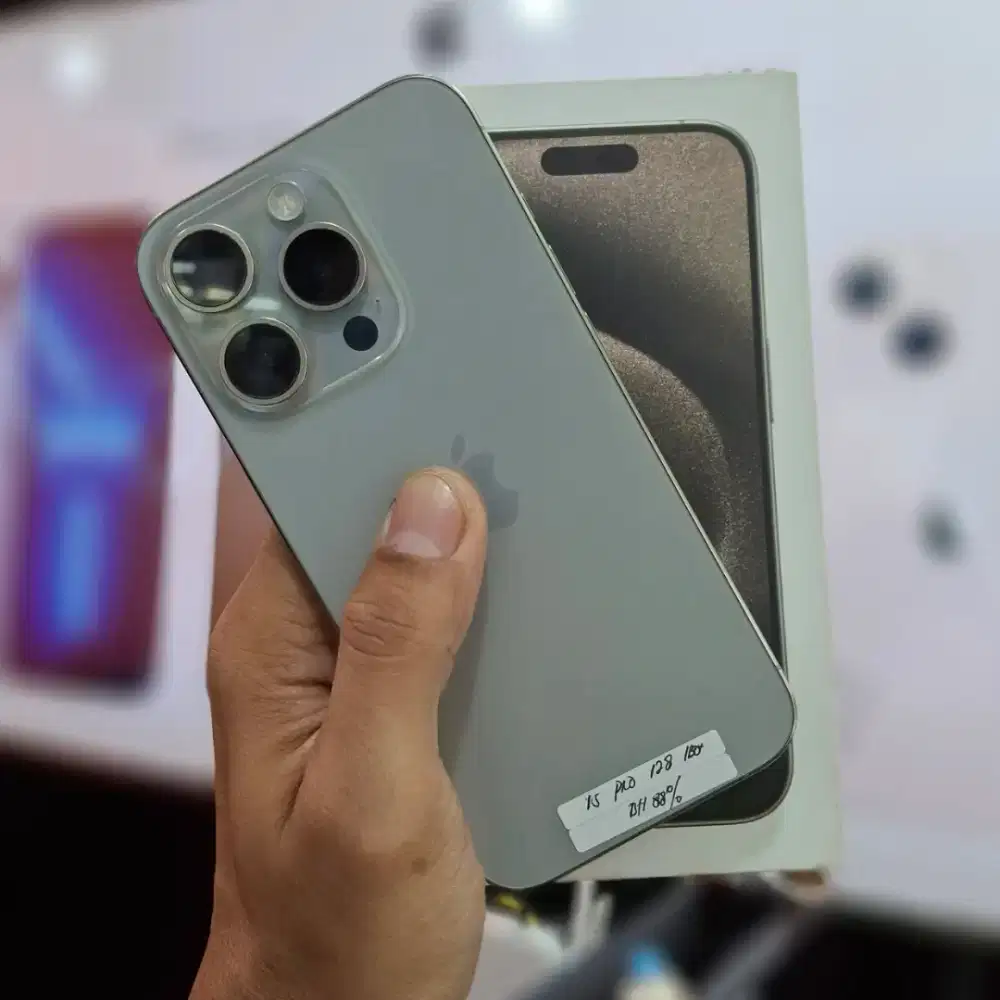 iPhone 15 Pro 128gb iBox Full Ori Free Adapter