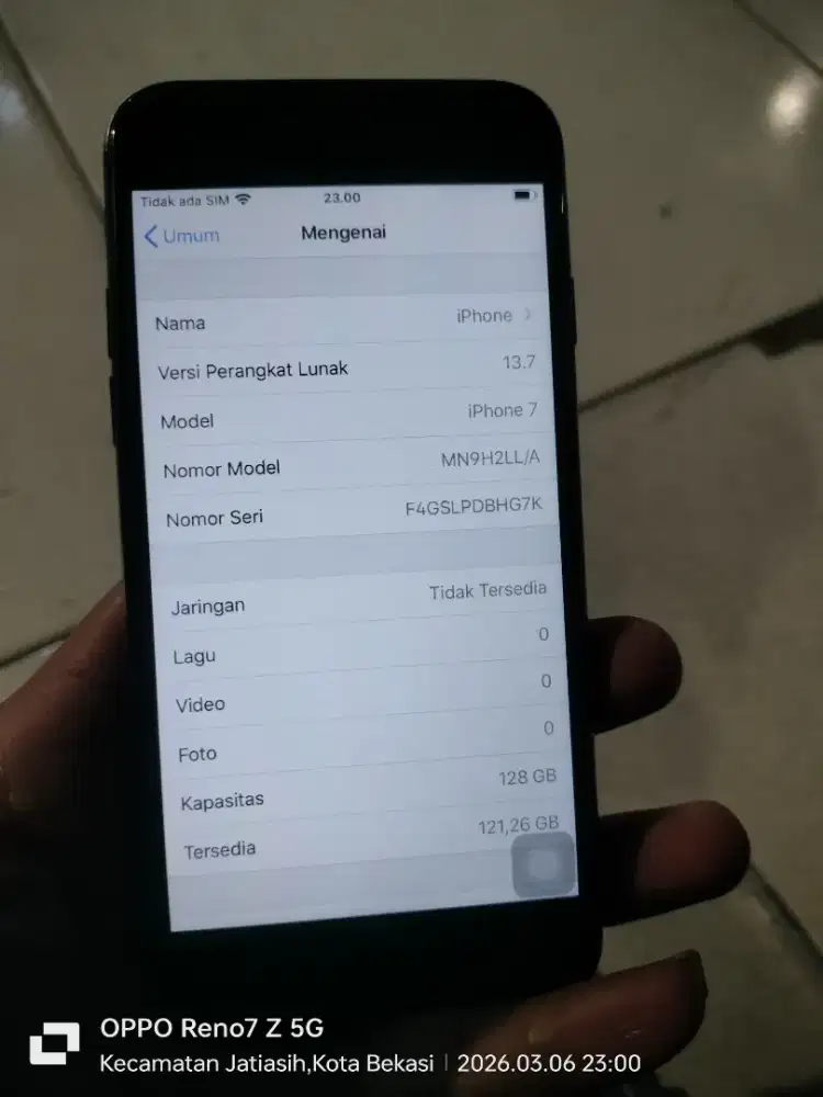 iPhone 7 128 iOs 15.8.6