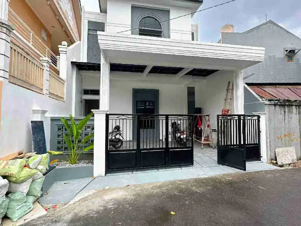 Dijual Rumah SIAP HUNI 2 Lantai Bisa KPR Posisi HOOK Jatimakmur Pondok Gede Kota Bekasi