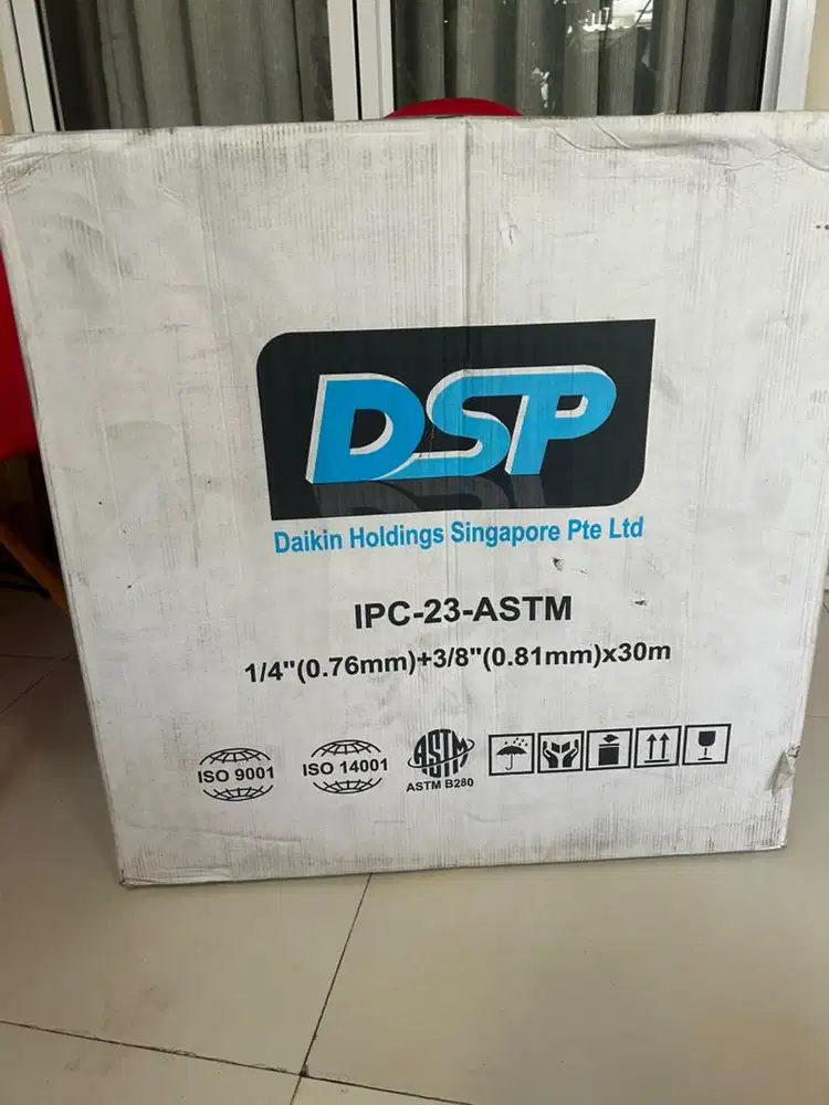 Dijual pipa ac 1/4 dan 3/8 untuk ac 1/2 sampai 1 pk merek daikin