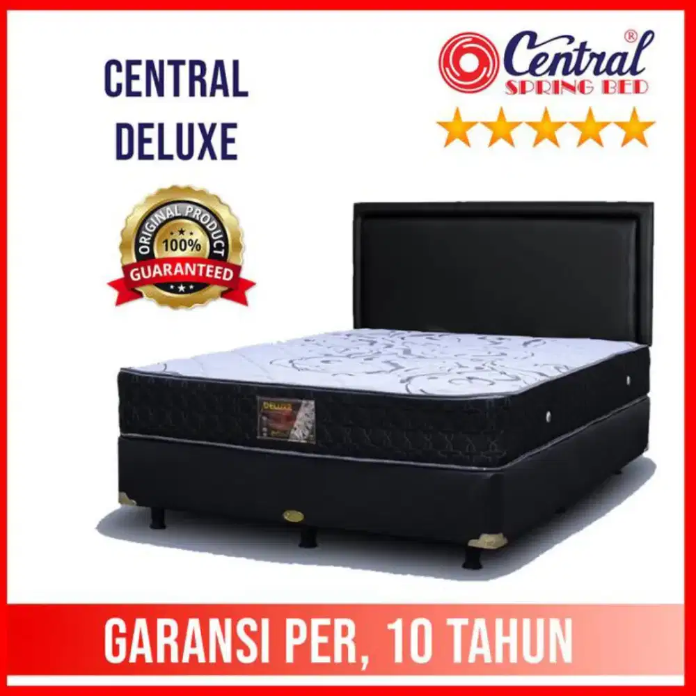 Kasur springbed merk CENTRAL type deluxe ready semua ukuran