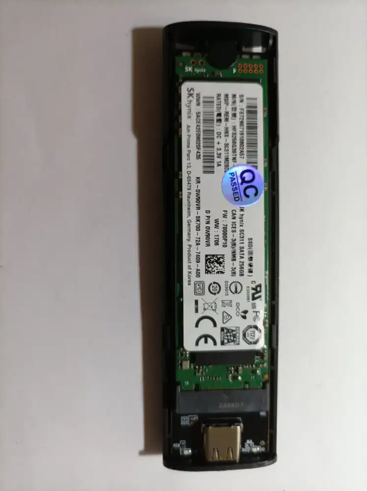 SSD M2 Hynix 256gb kondisi normal lihat Sentinel dan Diskinfo