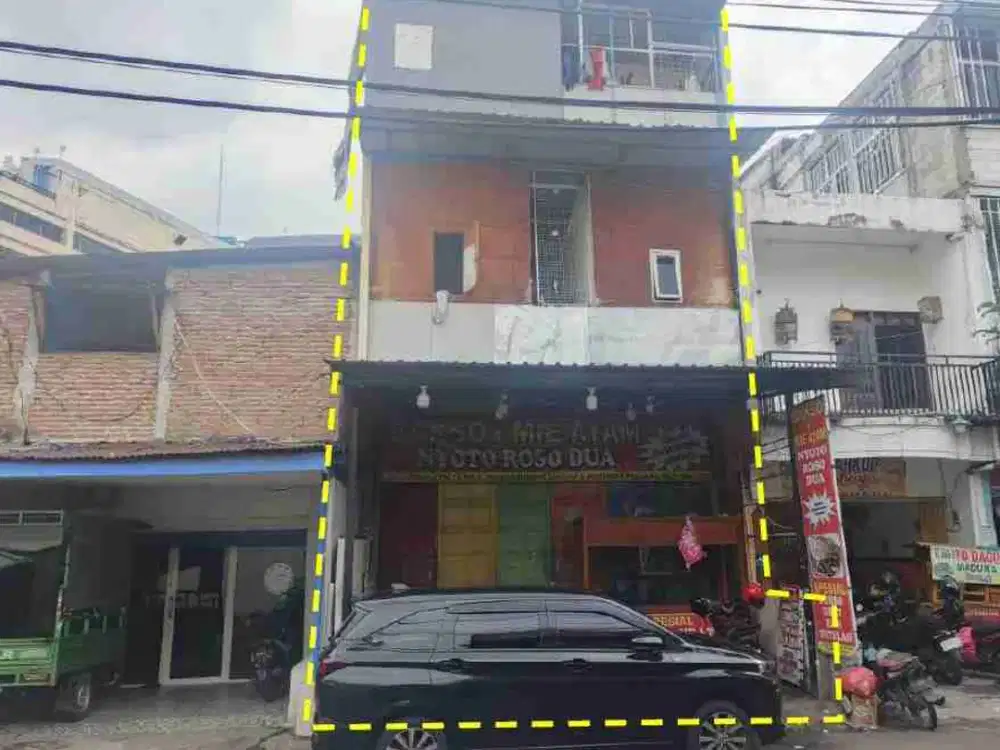 Dijual murah via lelang rumah kost aktif di jl Jetis kulon 1 Wonokromo Surabaya