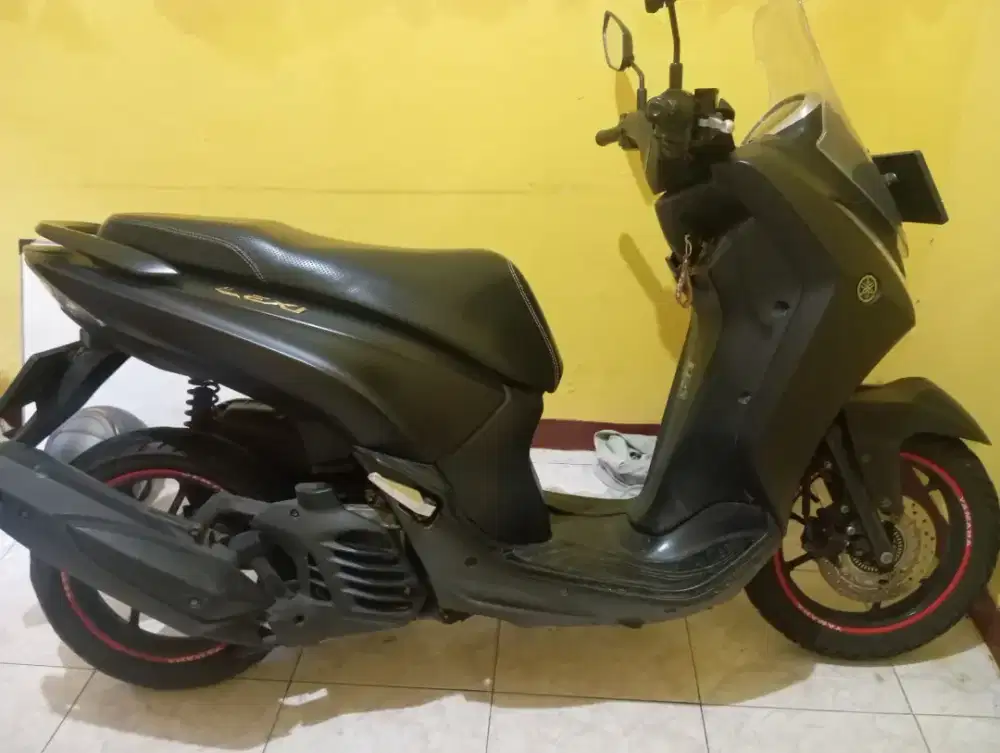 Yamaha Lexi body Mulus - Modif Nyaman (Jok MBtech + Shock X-Ride