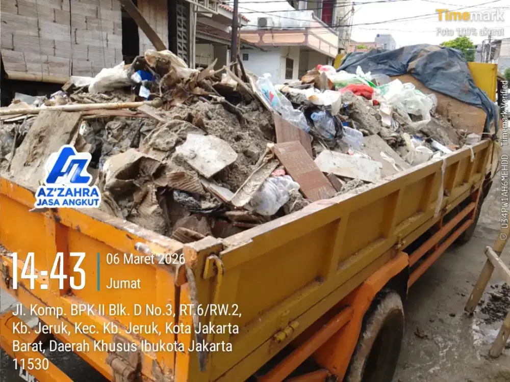 Jasa buang puing dan buang sampah