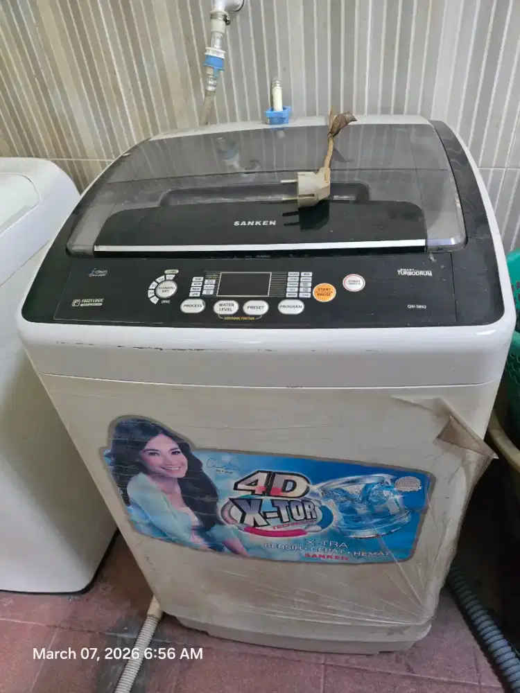 Mesin cuci sanken qw-s892 apa adanya