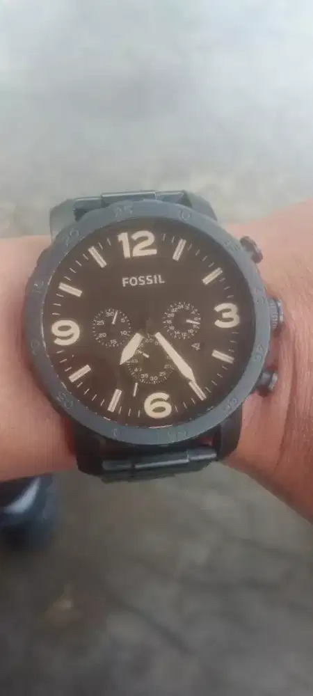 Jual jam FOSSIL JR1356 Chroghrap original lengkap muluss