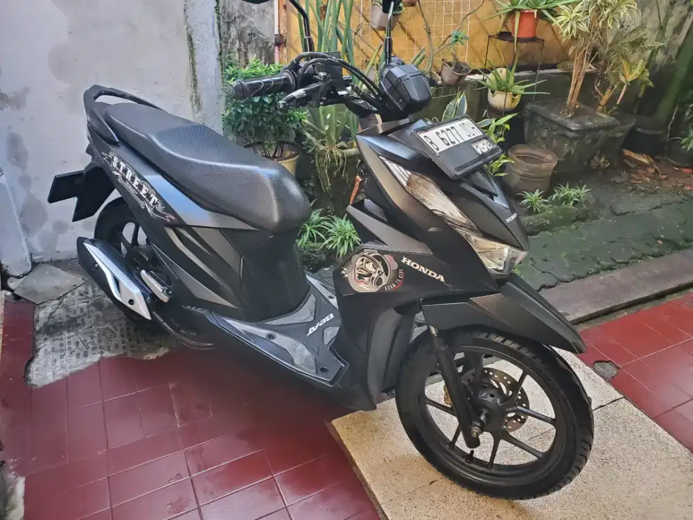 Honda Beat Street Hitam 2023 Full orisinil.