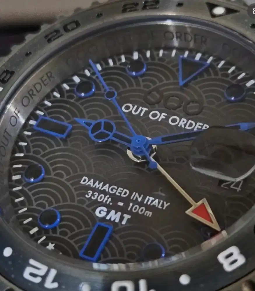 Shibuya Jam Original Triple O (Out Of Order) dengan Box dan Rantai