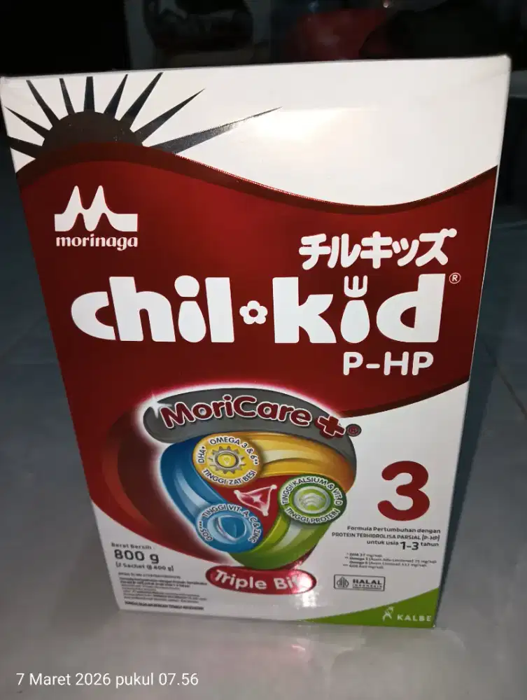 Susu Morinaga Chilkid PHP 3 EXP 10 MAR 27 SUSU ALERGI SUSU 1 - 3 TAHUN
