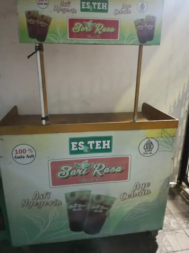 Di jual gerobak es teh